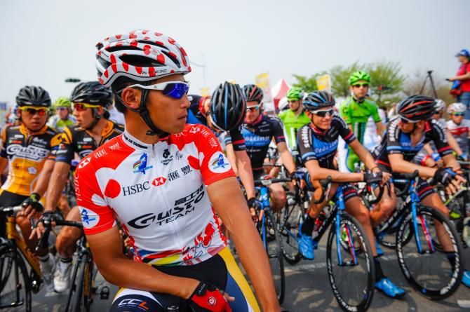 Mountain classification victor, Chun Kai Feng (Gusto)