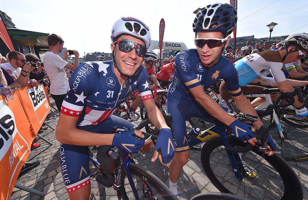 US cahmpion Larry Warbasse at Liege-Bastogne-Liege