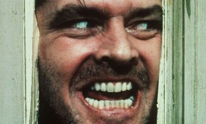 In the 1980 classic The Shining, Jack Nicholson's psychotic Jack Torrance peers through a hole in the door before declaring, "Here's Johnny!"