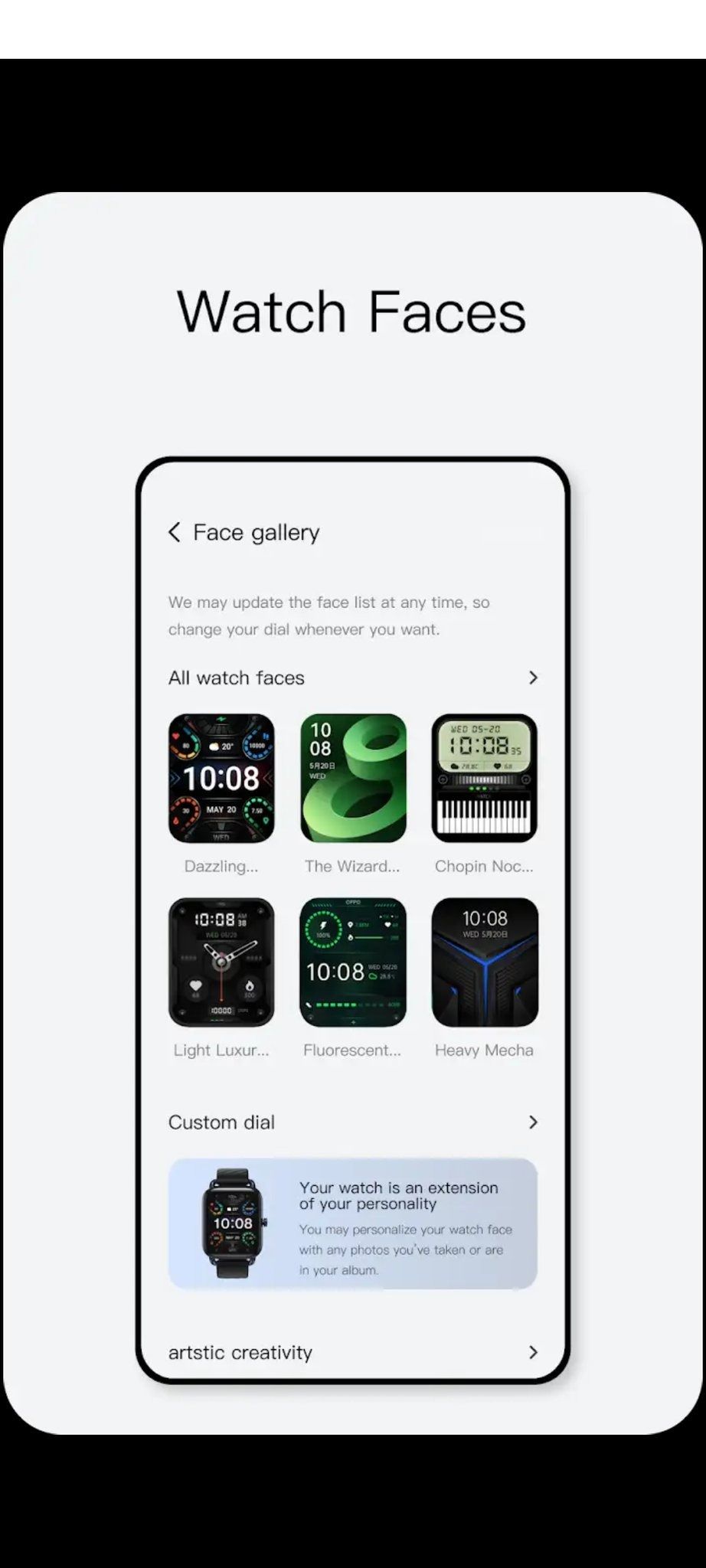 OnePlus Nord Watch screenshot of its accompanying app