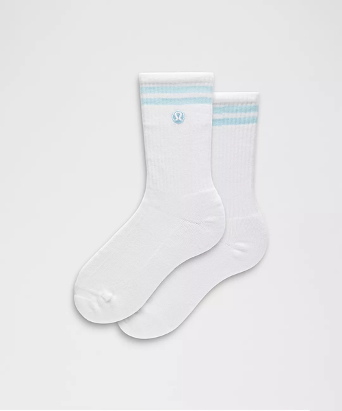 Unisex Daily Essential Crew Socks Stripe