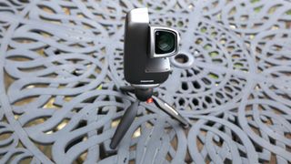 DWARFLAB Dwarf Mini on a metal garden table