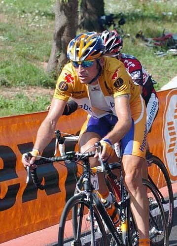 Denis Menchov (Rabobank) looking one cool customer.