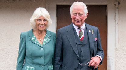 Prince Charles and Camilla's Christmas card has been released, here they're seen during a visit to Alloway Main Street and Robert Burns' Cottage 