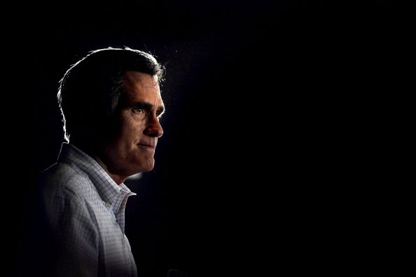 Mitt Romney at a town hall in 2012.