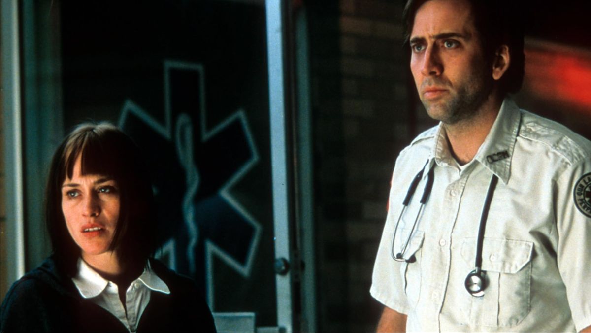 Nicolas Cage and Patricia Arquette in Bringing Out the Dead