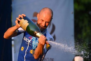 Tom Boonen celebrates at Vuelta a San Juan