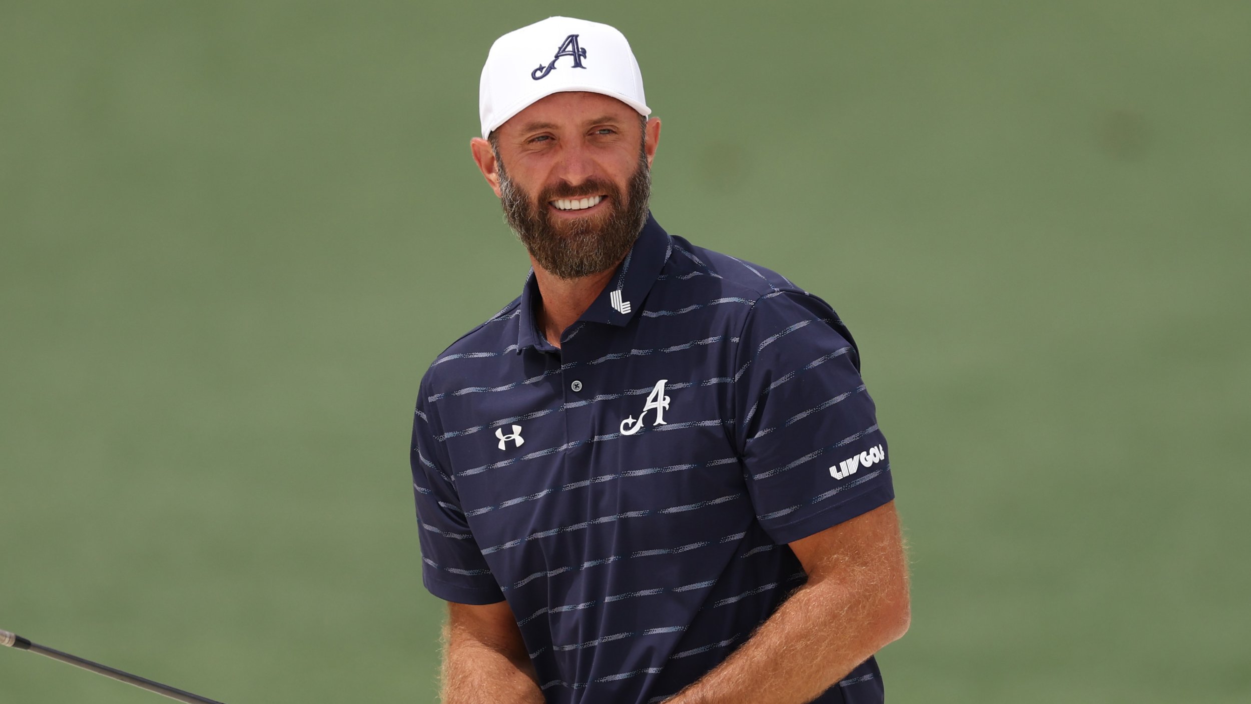 Dustin Johnson at The Masters