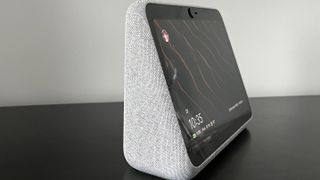 The side view of the Facebook Portal Go