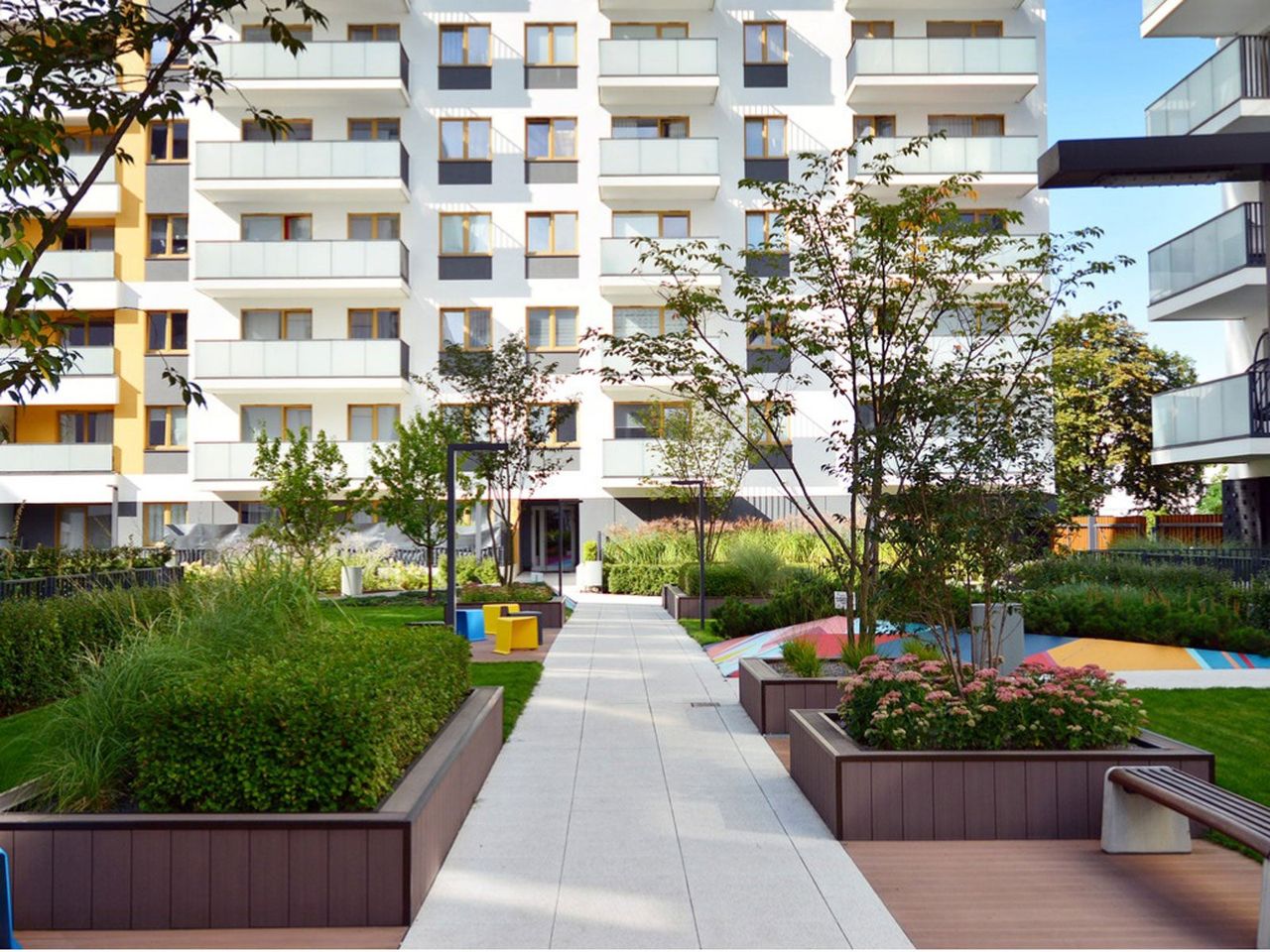 Microclimate Landscape Near Buildings