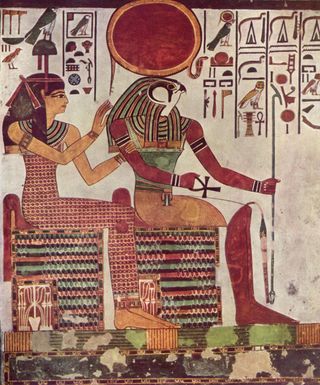 The Egyptian sun god Ra