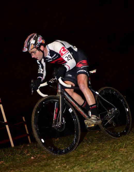 Justine Lindine (Redline) would prefer mud, rain, or snow but still seemd to have a good race