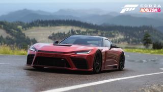 Forza Horizon 6 Toyota GR GT cover car driving up hill road