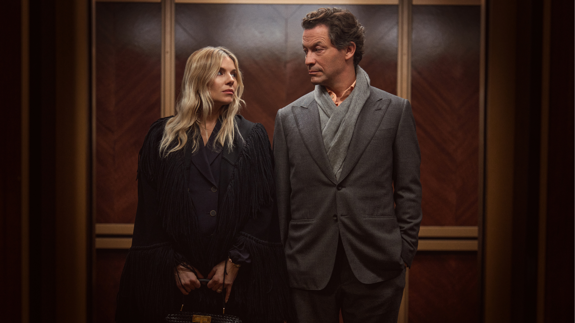 Sienna Miller and Dominic West in War