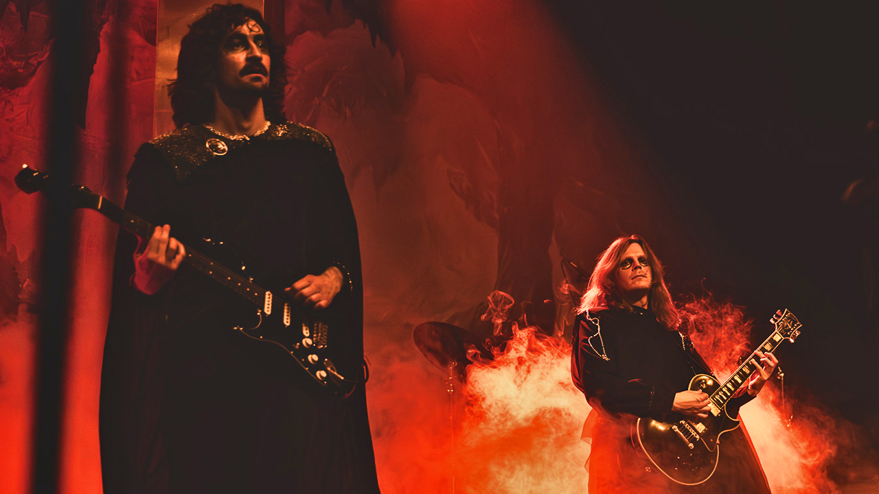 Hallas perform onstage