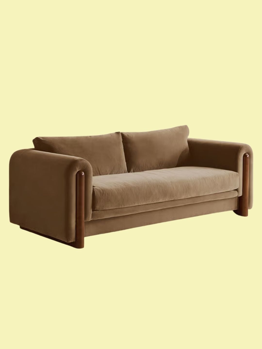 Soho Home, Farrell Three Seater Sofa in Truffle