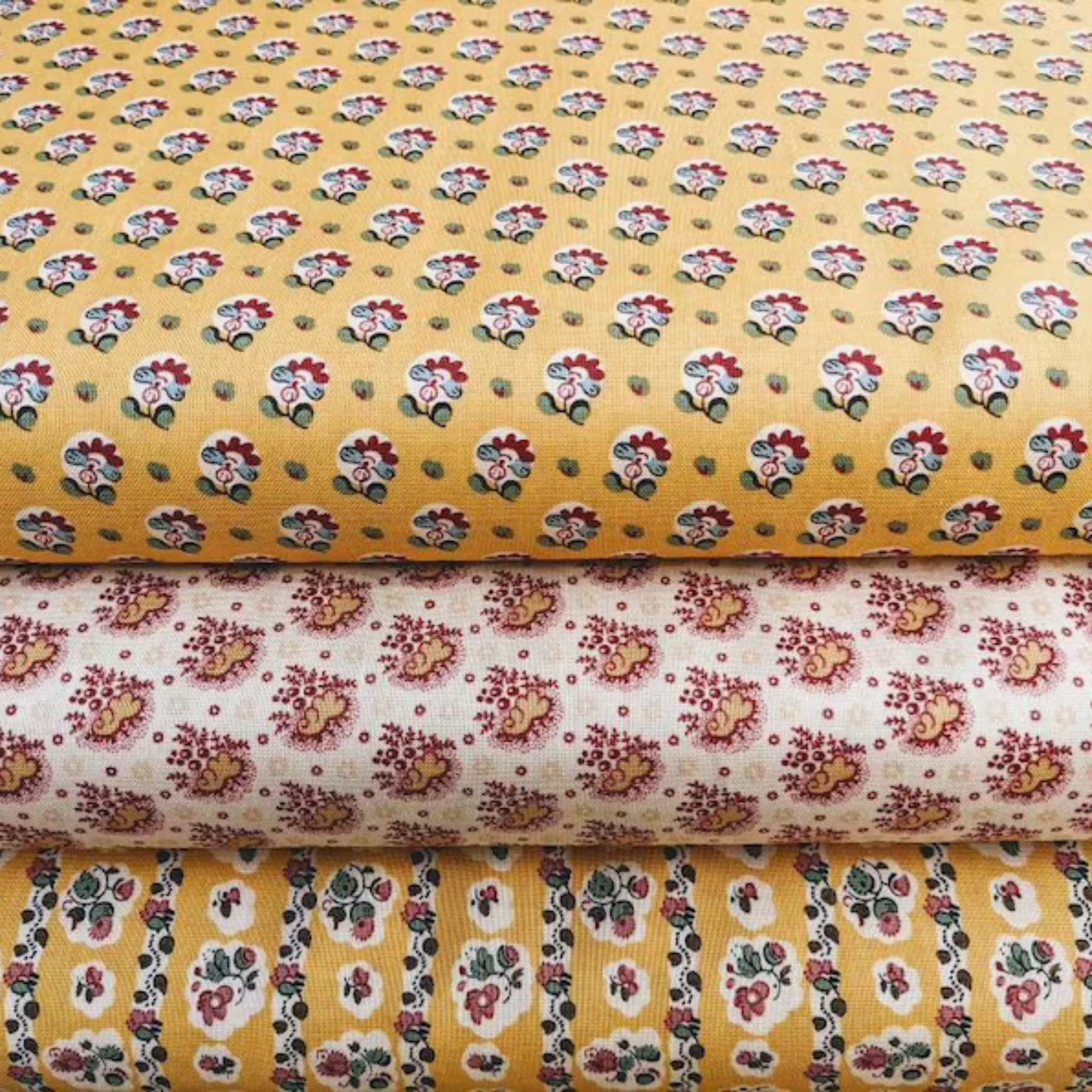 The Antique Textile Company 100% Cotton Fabric by the metre
