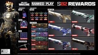 Ranked Play rewards for Season 2 of Call of Duty: Warzone