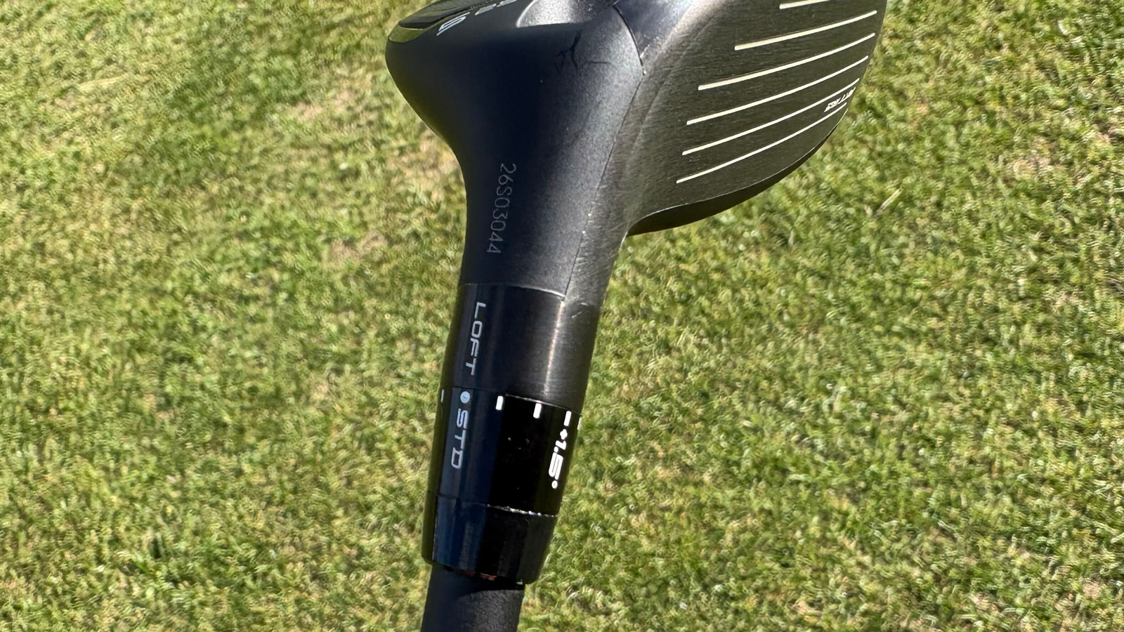 The loft sleeve of the Srixon ZXi RKT hybrid