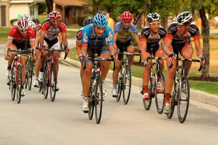 Jacob Rathe (Garmin-Sharp) working in a break