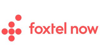 Foxtel Now logo on white background