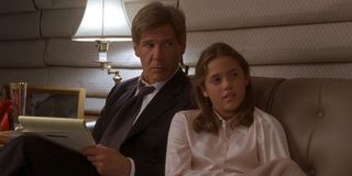 Harrison Ford and Liesel Matthews in Air Force One