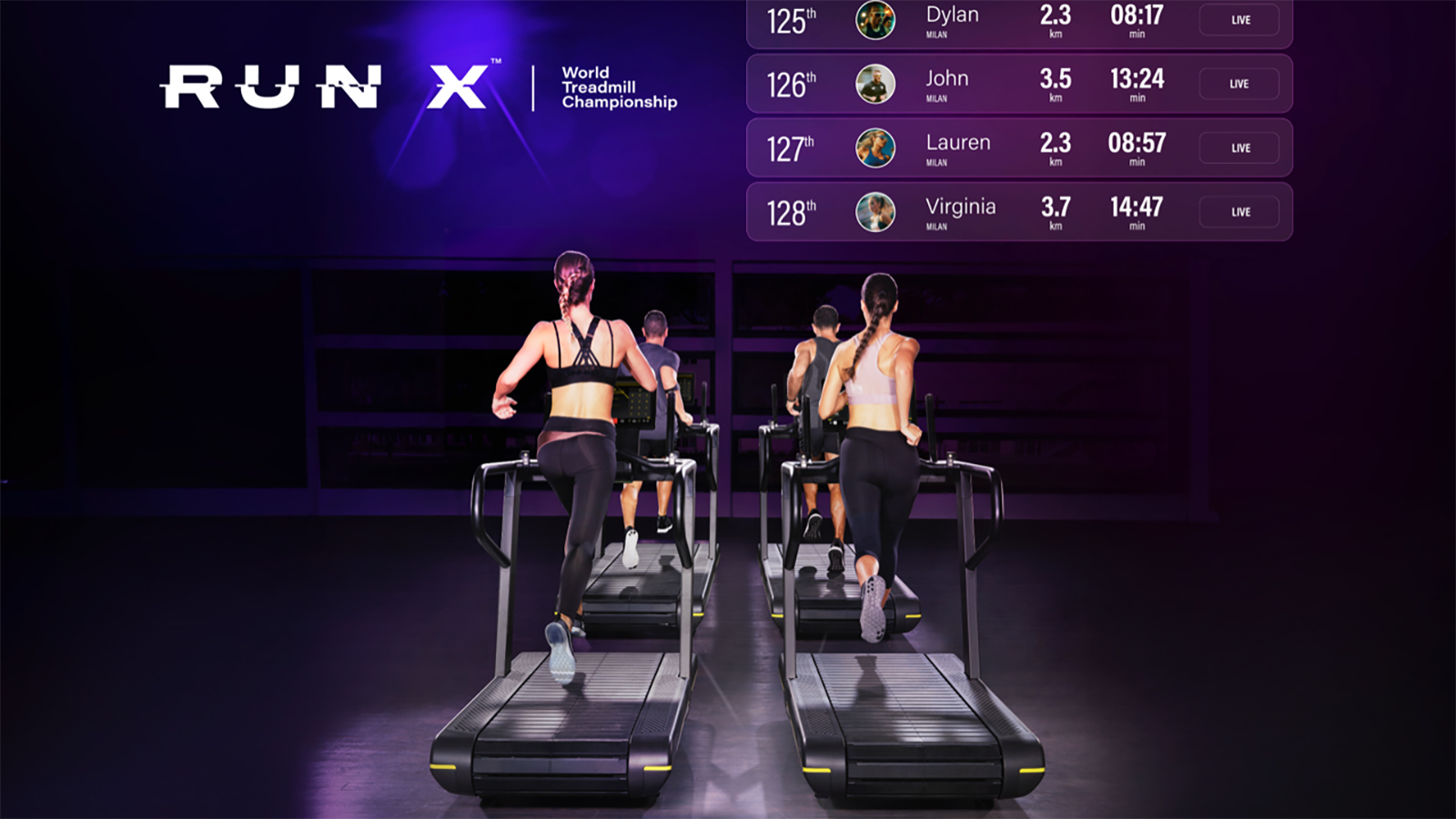 Indoor Run X competition