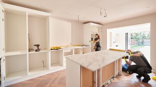 fitting a kitchen