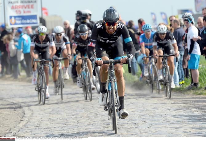 Bradley Wiggins (Team Sky) rode impressively to finish 10th