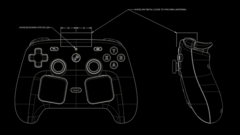 Steam Controller 3D CAD files