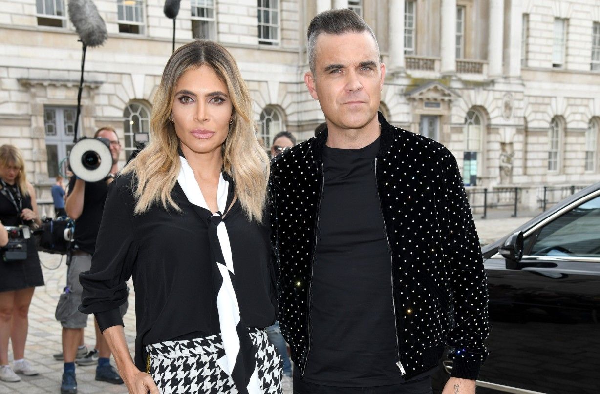 Ayda Field and Robbie Williams