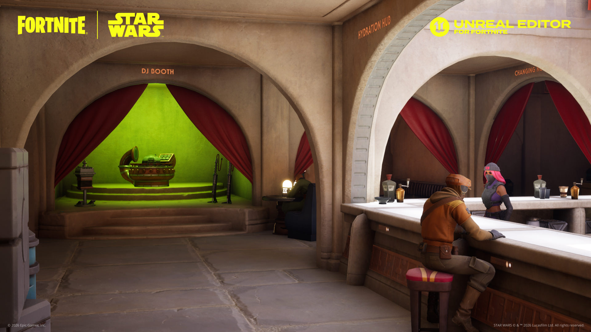 Epic Games Star Wars toolkit image of a bar