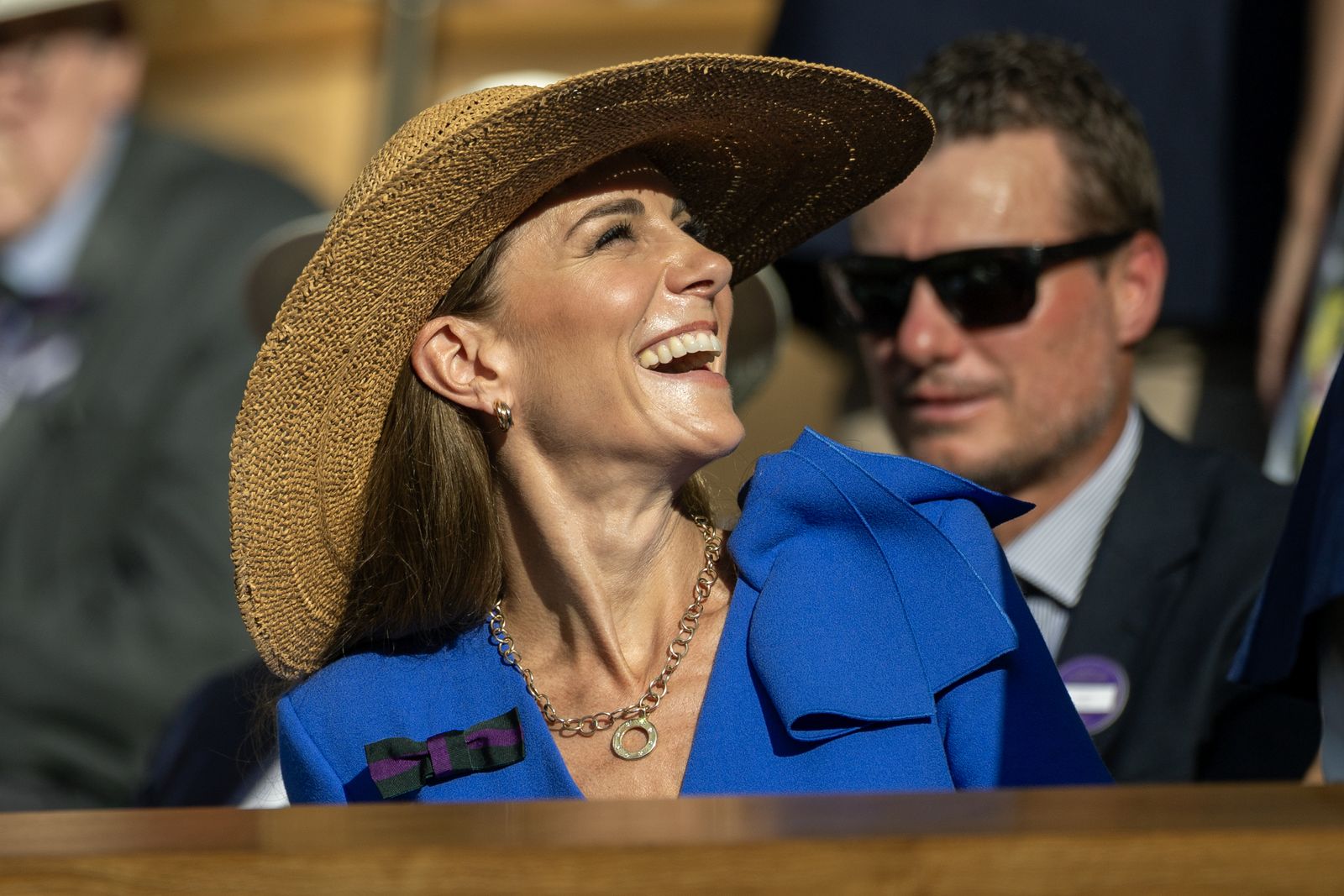 Kate Middleton Wears a Royal Blue Dress for Wimbledon Return | Marie Claire