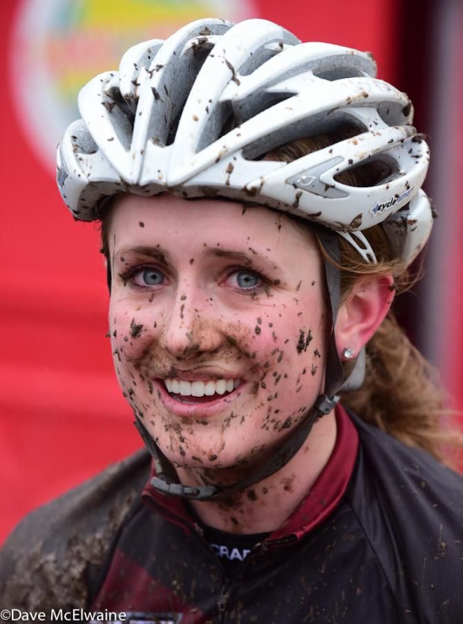 Women's collegiate racing at USA Cycling Cyclo-cross National Championships in Austin, Texas.
