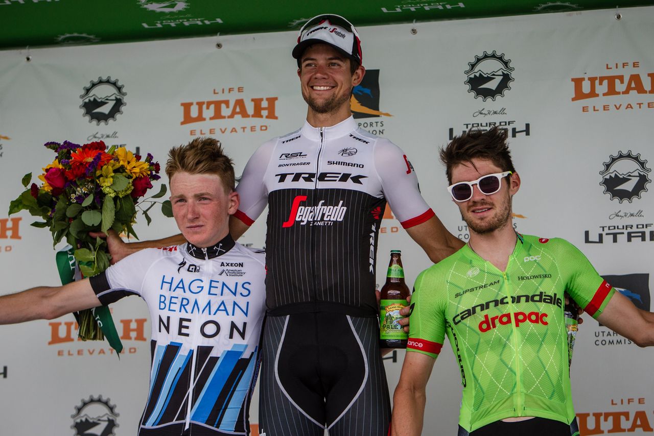 The top three on the podium.