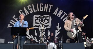 Bruce Springsteen sits in with the Gaslight Anthem at the 2024 Sea.Hear.Now Festival