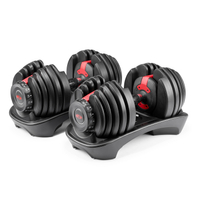 Bowflex SelecTech 552 adjustable dumbbells | were $549.99 | now $399.99 at Best Buy
The dumbbells' innovative weight selection dial means it's goodbye to faffing around with cumbersome iron plates and spinlocks. Simply place the handle into the weights in the stand, adjust the dial, and the desired weights will lock in place. &nbsp;