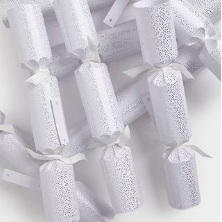 White and Silver Christmas Crackers