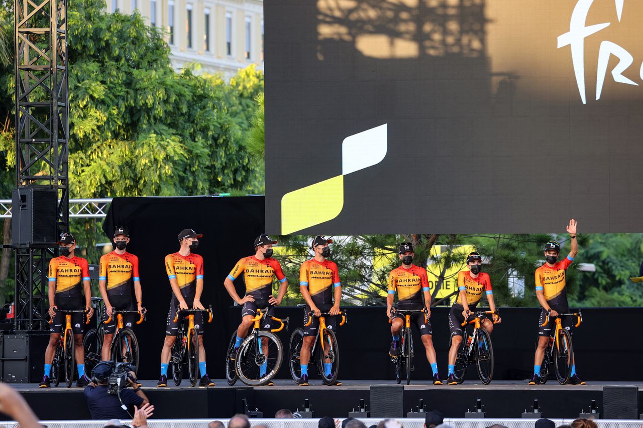 Tour de France 2020 107th Edition Teams Presentation 27082020 Bahrain McLaren photo Kei TsujiBettiniPhoto2020