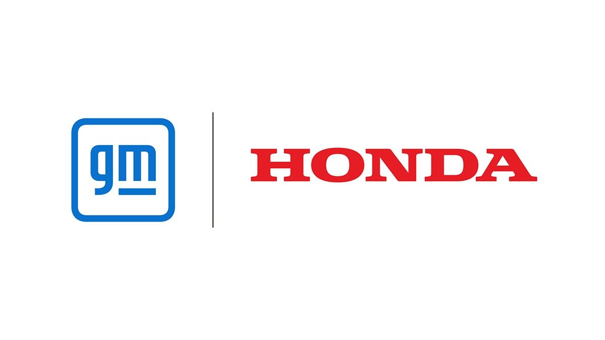 Logos of GM and Honda