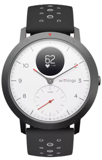The Withings Steel HR Sport is a sleek hybrid smartwatch that provides advanced health features without the clutter of a full smartwatch operating system. Because of that, it can provide continuous health tracking while maintaining a 25-day battery life.