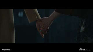 AI filmmaking; two people hold hands