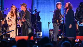 Margo Price, Bob Weir, Trey Anastasio, Jim James performs onstage at &quot;Life Is a Carnival: A Musical Celebration of Robbie Robertson&quot; held at the Kia Forum on October 17, 2024 in Los Angeles, California