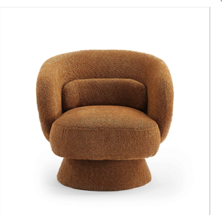 Swivel accent chair.