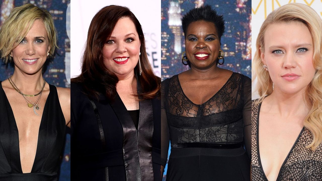 &#039;Ghostbusters&#039; All Female Cast (Kristen Wiig, Melissa McCarthy, Leslie Jones, Kate McKinnon) 