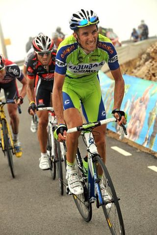 Italy's Ivan Basso (Liquigas) at the Vuelta a España