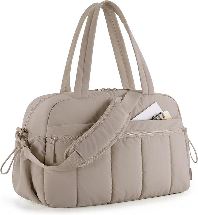 BAGSMART, Bagsmart Gym Bag for Women, Duffle Bag for Travel With Wet Pocket, Lightweight Carry on Weekender Duffel, Water Resistant