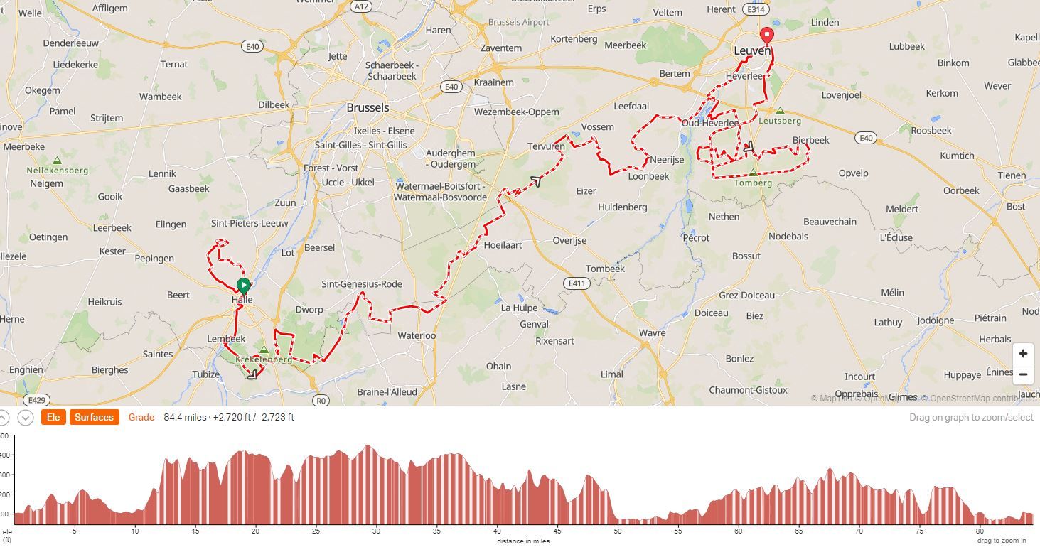 The 2024 UCI Gravel World Championship course