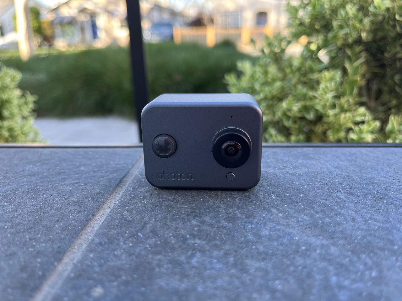 Toaster Photon camera next to coin