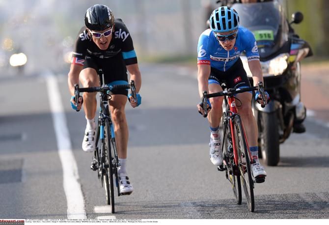 Tom Jelte Slagter and Geraint Thomas